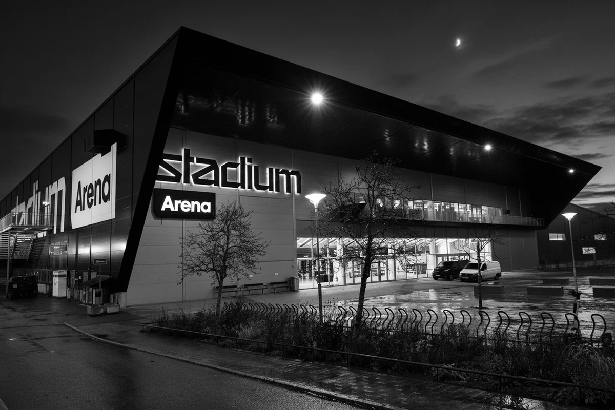 Basketaction i Stadium Arena, Sverige vs Litauen